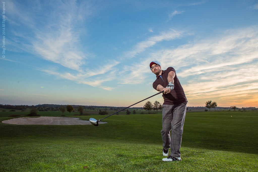 golf club advertising oleg trushkov commercial photographer