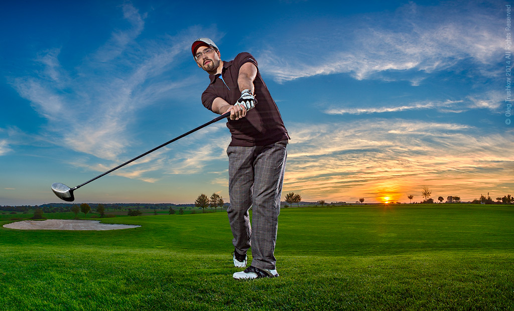 golf club advertising oleg trushkov commercial photographer